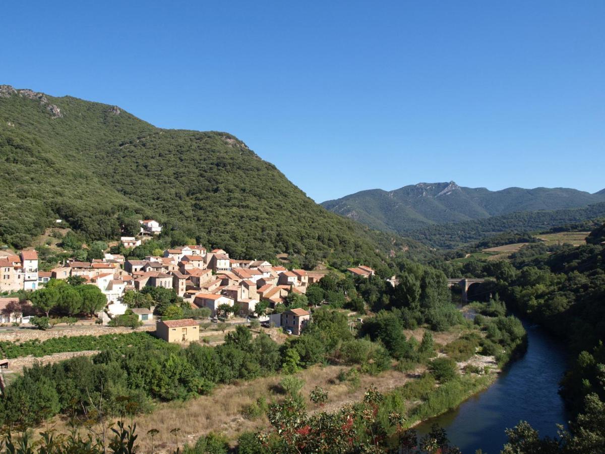 Chambre D'Hotes Le Rougeyras Bed and Breakfast Roquebrun Esterno foto