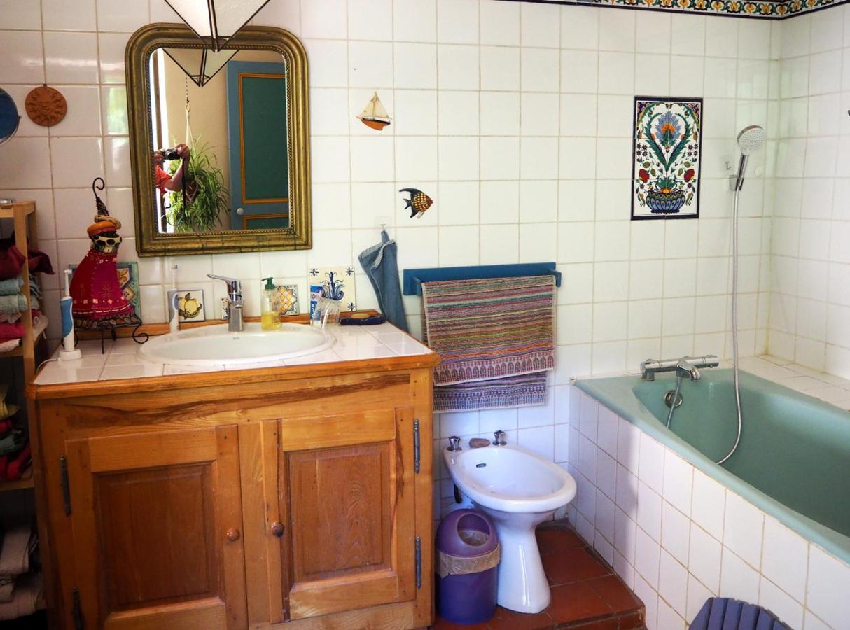 Chambre D'Hotes Le Rougeyras Roquebrun Esterno foto